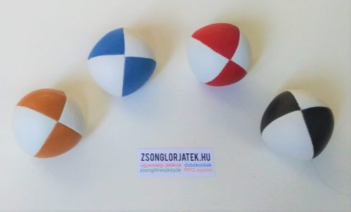 4-paneles klasszikus zsonglőrlabda (2 fehér + 2 színes panel mix) - Play Juggling