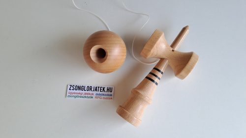 Kendama fekete csíkokkal
