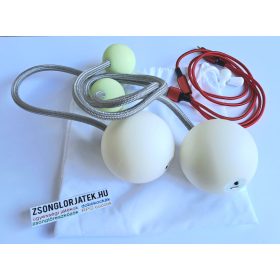 LED poi - USB töltős világító ledes poi készlet