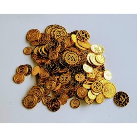 Aranypénz (futtatott műanyag)