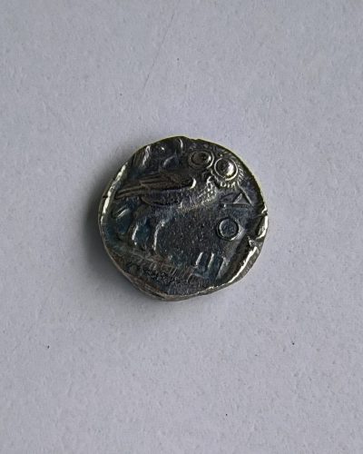 Pallas Athéné / görög istennő + bagoly érme | szerencsepénz 