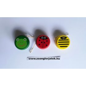 Jojó fából állatos mintával