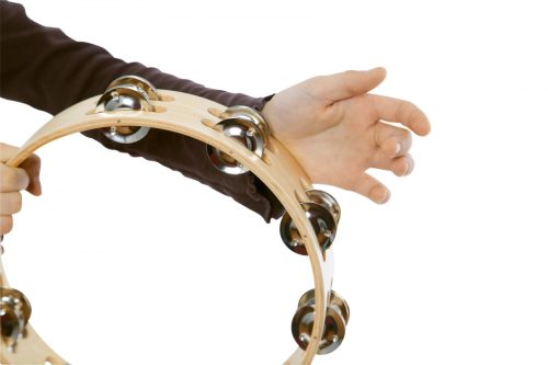 Meinl NINO Csörgő dob fa keret + üres/bőr + króm/ezüstnikkel csörgőkkel + 6"/8"/10" méret