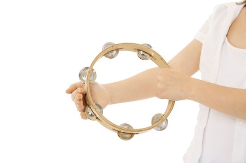 Meinl NINO Csörgő dob fa keret + üres/bőr + króm/ezüstnikkel csörgőkkel + 6"/8"/10" méret