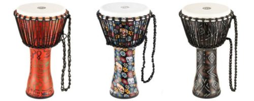 Meinl Djembe  12" (30,5 cm + szintetikus/mahagóni fa test + szintetikus/kecse bőr + kötél/kulcs hangolás)