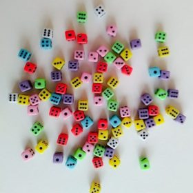 Mini dobókocka 5mm K6 D6