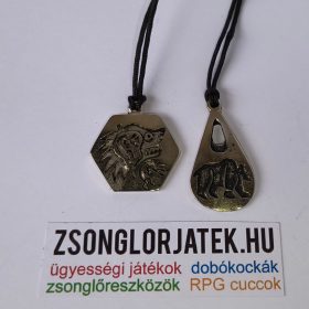 Törzsi mintás fém kulcstartó , fűggő, nyaklánc