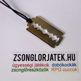 Gilette pengés fém kulcstartó, függő, nyaklánc